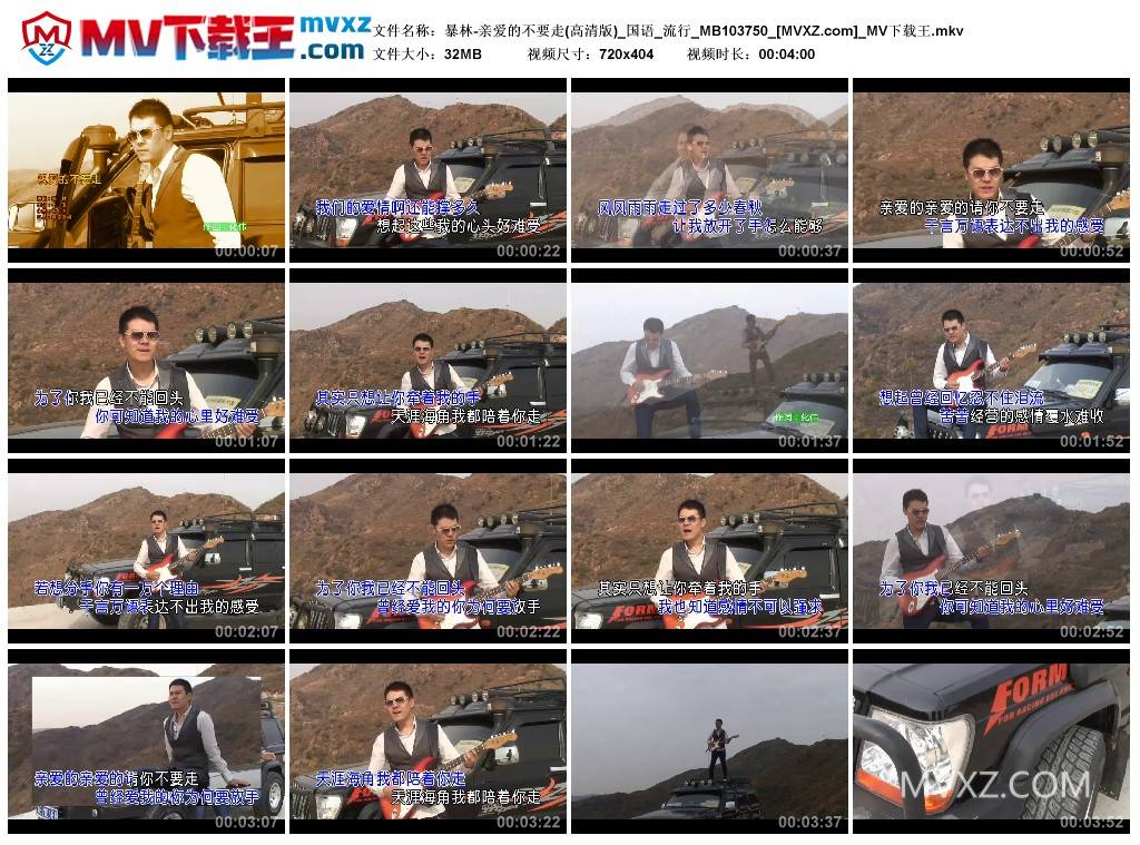 暴林-亲爱的不要走(高清版)_国语_流行_MB103750